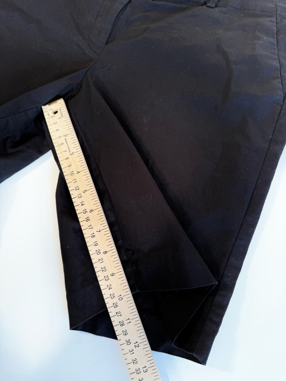 Ann Taylor Black Boardwalk Bermuda Shorts Quiet Luxury Minimalist Tailored Chic - Picture 6 of 9